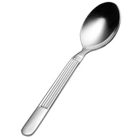 Bon Chef SBS3616 Apollo 4 1/2" 18/0 Extra Heavy Weight Bonsteel Demitasse Spoon - 12/Pack