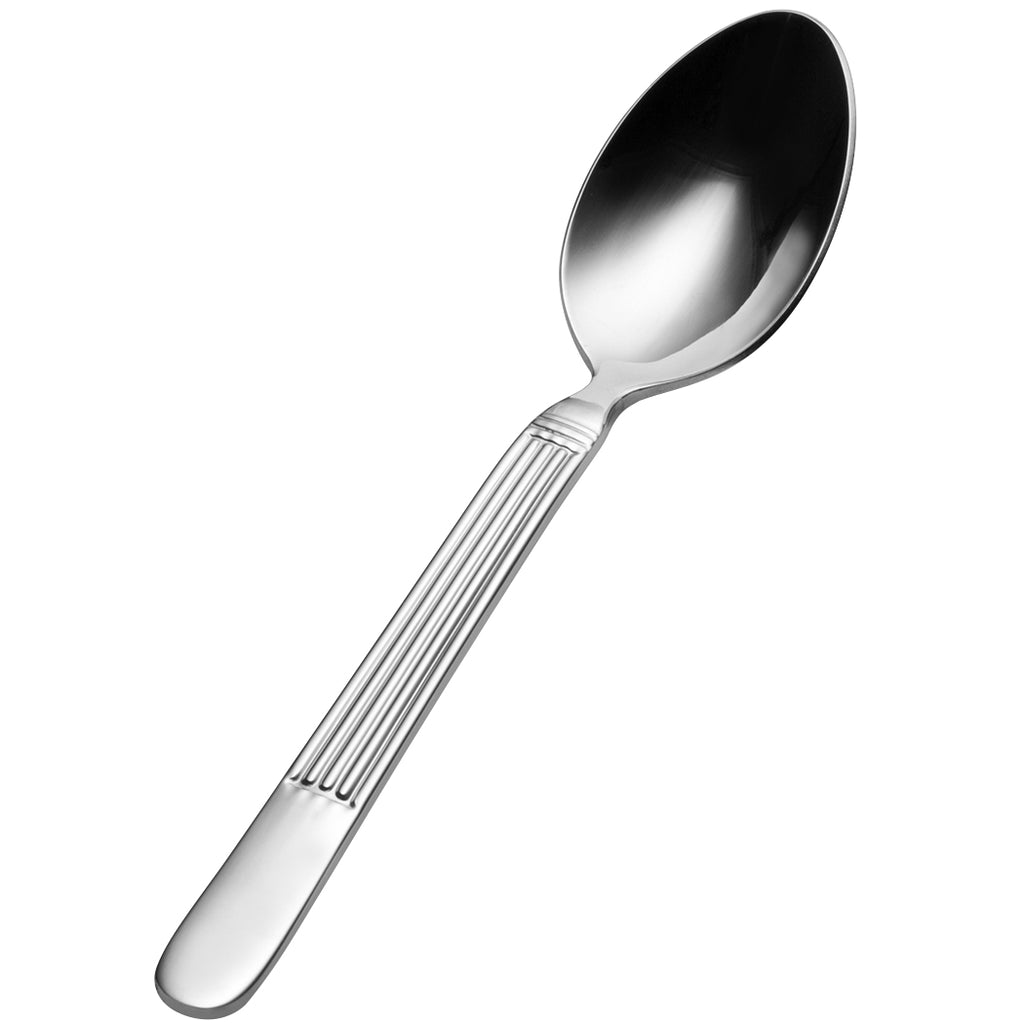 Bon Chef SBS3600 Apollo 6" 18/0 Extra Heavy Weight Bonsteel Teaspoon - 12/Pack