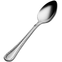 Bon Chef SBS416 Amore 4 5/8" 18/0 Extra Heavy Weight Bonsteel Demitasse Spoon - 12/Pack