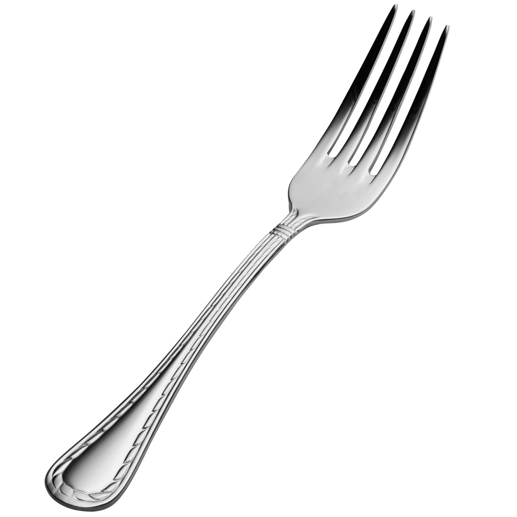 Bon Chef SBS405 Amore 7 1/2" 18/0 Extra Heavy Weight Bonsteel Regular Dinner Fork - 12/Pack