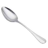 World Tableware 213 003 Baguette 8 3/4" 18/0 Stainless Steel Heavy Weight Tablespoon / Serving Spoon - 12/Pack
