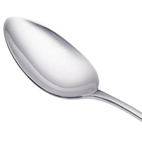 World Tableware 213 003 Baguette 8 3/4" 18/0 Stainless Steel Heavy Weight Tablespoon / Serving Spoon - 12/Pack