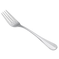 World Tableware 213 027 Baguette 8 1/8" 18/0 Stainless Steel Heavy Weight Dinner Fork - 12/Pack