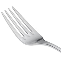 World Tableware 213 027 Baguette 8 1/8" 18/0 Stainless Steel Heavy Weight Dinner Fork - 12/Pack