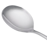 World Tableware 213 004 Baguette 7 1/4" 18/0 Stainless Steel Heavy Weight Round Soup Spoon - 12/Pack