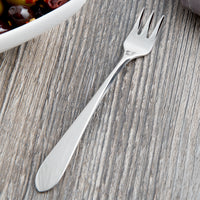 Reed & Barton RB124-029 R&B Soho 5 1/2" 18/10 Stainless Steel Extra Heavy Weight Cocktail Fork - 12/Pack