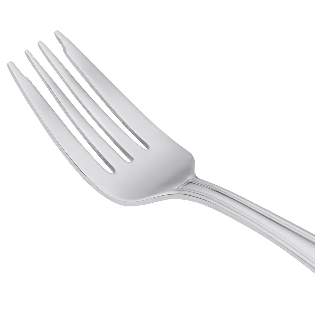 World Tableware 239 038 Antique 6 5/8" 18/0 Stainless Steel Heavy Weight Salad Fork - 12/Pack