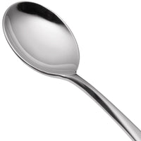 Reed & Barton RB124-016 R&B Soho 6 1/4" 18/10 Stainless Steel Extra Heavy Weight Bouillon Spoon - 12/Pack