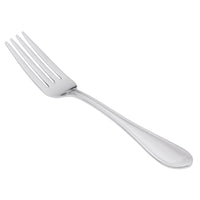 World Tableware 239 039 Antique 8 1/8" 18/0 Stainless Steel Heavy Weight European Dinner Fork - 12/Pack