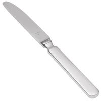 World Tableware 213 554 Baguette 7 1/2" 18/0 Stainless Steel Heavy Weight Plain Solid Handle Bread and Butter Knife - 12/Pack