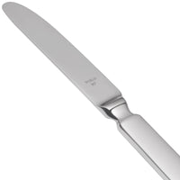 World Tableware 213 554 Baguette 7 1/2" 18/0 Stainless Steel Heavy Weight Plain Solid Handle Bread and Butter Knife - 12/Pack