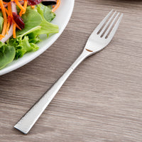 Reed & Barton RB118-038 Hollis 7 1/8" 18/10 Stainless Steel Extra Heavy Weight Salad Fork - 12/Pack