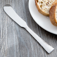Reed & Barton RB118-053 Hollis 6" 18/10 Stainless Steel Extra Heavy Weight Butter Knife / Spreader - 12/Pack