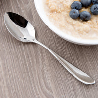 Reed & Barton RB119-001 Holliston 6 5/8" 18/10 Stainless Steel Extra Heavy Weight Teaspoon - 12/Pack