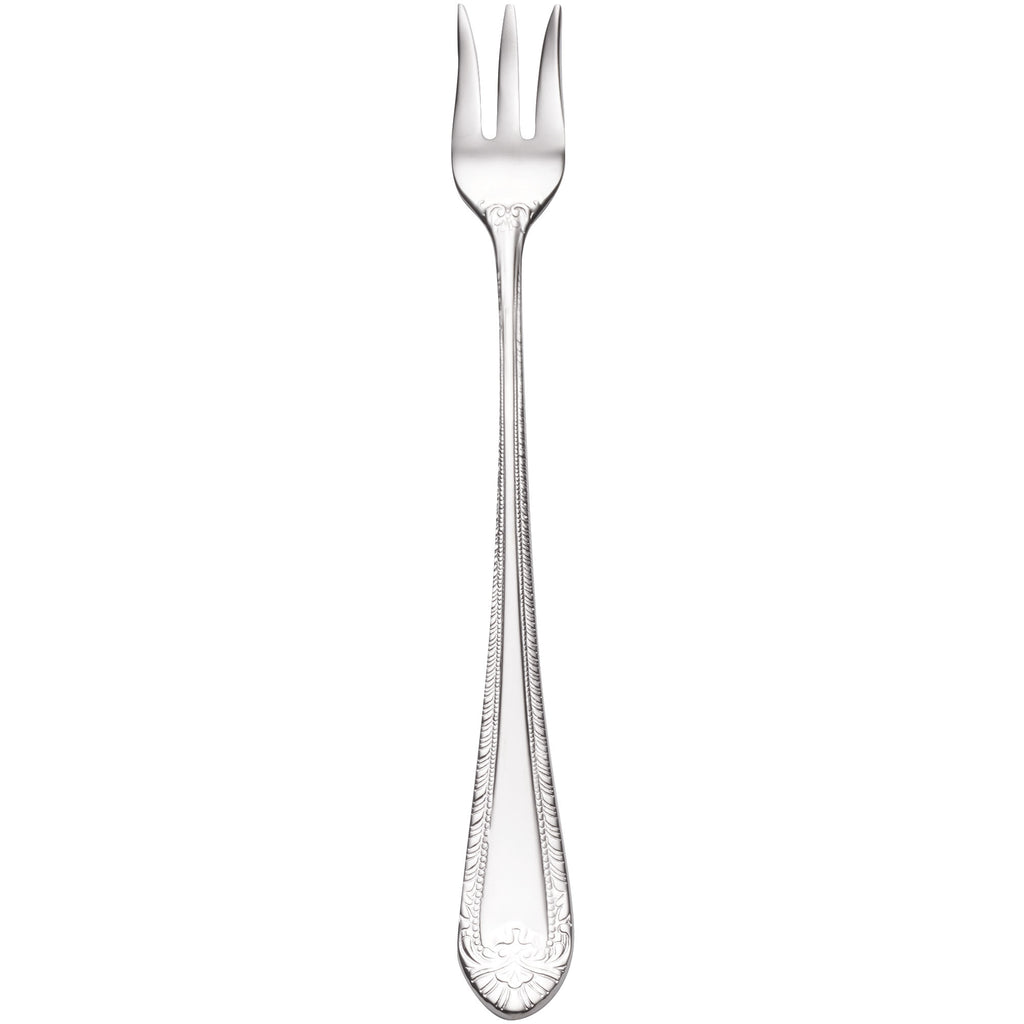 Reed & Barton RB120-029 London 5 5/8" 18/10 Stainless Steel Extra Heavy Weight Cocktail Fork - 12/Pack