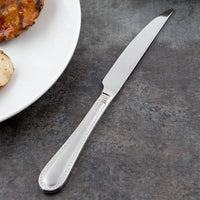 Reed & Barton RB110-5762 Berkshire Matte 9 1/2" 18/10 Stainless Steel Extra Heavy Weight Steak Knife - 12/Pack