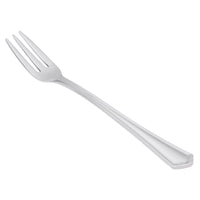 World Tableware 256 029 Cortland 5 7/8" 18/0 Stainless Steel Heavy Weight Cocktail Fork - 12/Pack