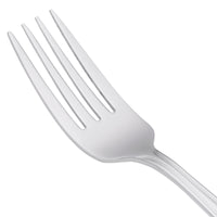 World Tableware 256 030 Cortland 7" 18/0 Stainless Steel Heavy Weight Dessert Fork - 12/Pack