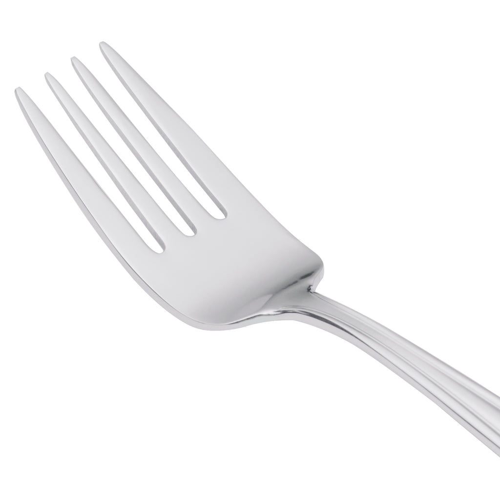 World Tableware 256 038 Cortland 6" 18/0 Stainless Steel Heavy Weight Salad Fork - 12/Pack