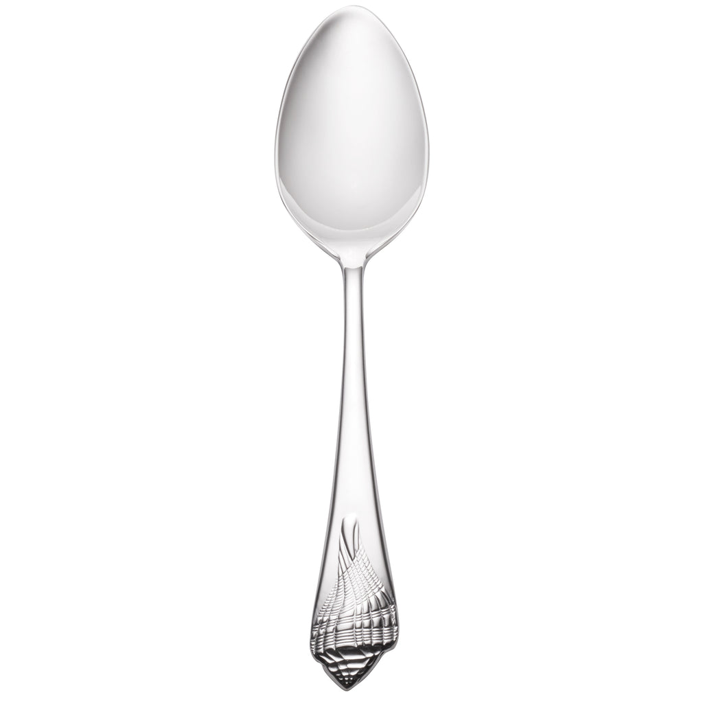 Reed & Barton RB125-001 Sea Shells 6 1/4" 18/10 Stainless Steel Extra Heavy Weight Teaspoon - 12/Pack