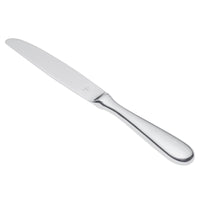World Tableware 213 2702 Baguette 9 3/4" 18/0 Stainless Steel Heavy Weight Fluted Hollow Handle Dinner Knife - 12/Pack