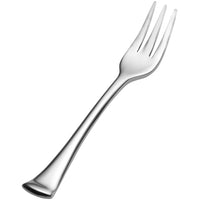 Bon Chef SBS3208 Aspen 4 7/8" 18/0 Stainless Steel Oyster / Cocktail Fork - 12/Pack