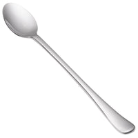 World Tableware 467 021 Auberge 7 5/8" 18/0 Stainless Steel Heavy Weight Iced Tea Spoon - 12/Pack