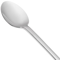 World Tableware 467 021 Auberge 7 5/8" 18/0 Stainless Steel Heavy Weight Iced Tea Spoon - 12/Pack