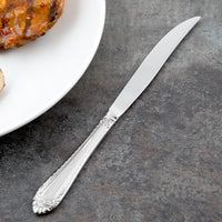 Reed & Barton RB120-5762 London 8 5/8" 18/10 Stainless Steel Extra Heavy Weight Steak Knife - 12/Pack