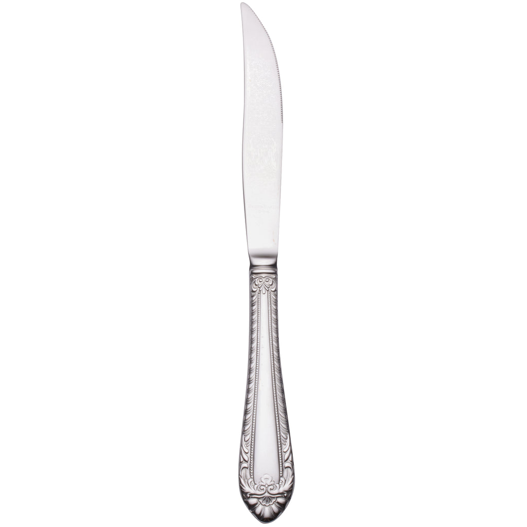 Reed & Barton RB120-5762 London 8 5/8" 18/10 Stainless Steel Extra Heavy Weight Steak Knife - 12/Pack