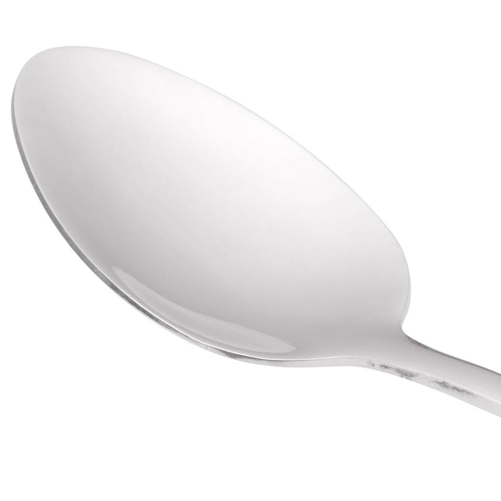 World Tableware 965 001 Columbus 6 3/8" 18/0 Stainless Steel Heavy Weight Teaspoon - 12/Pack