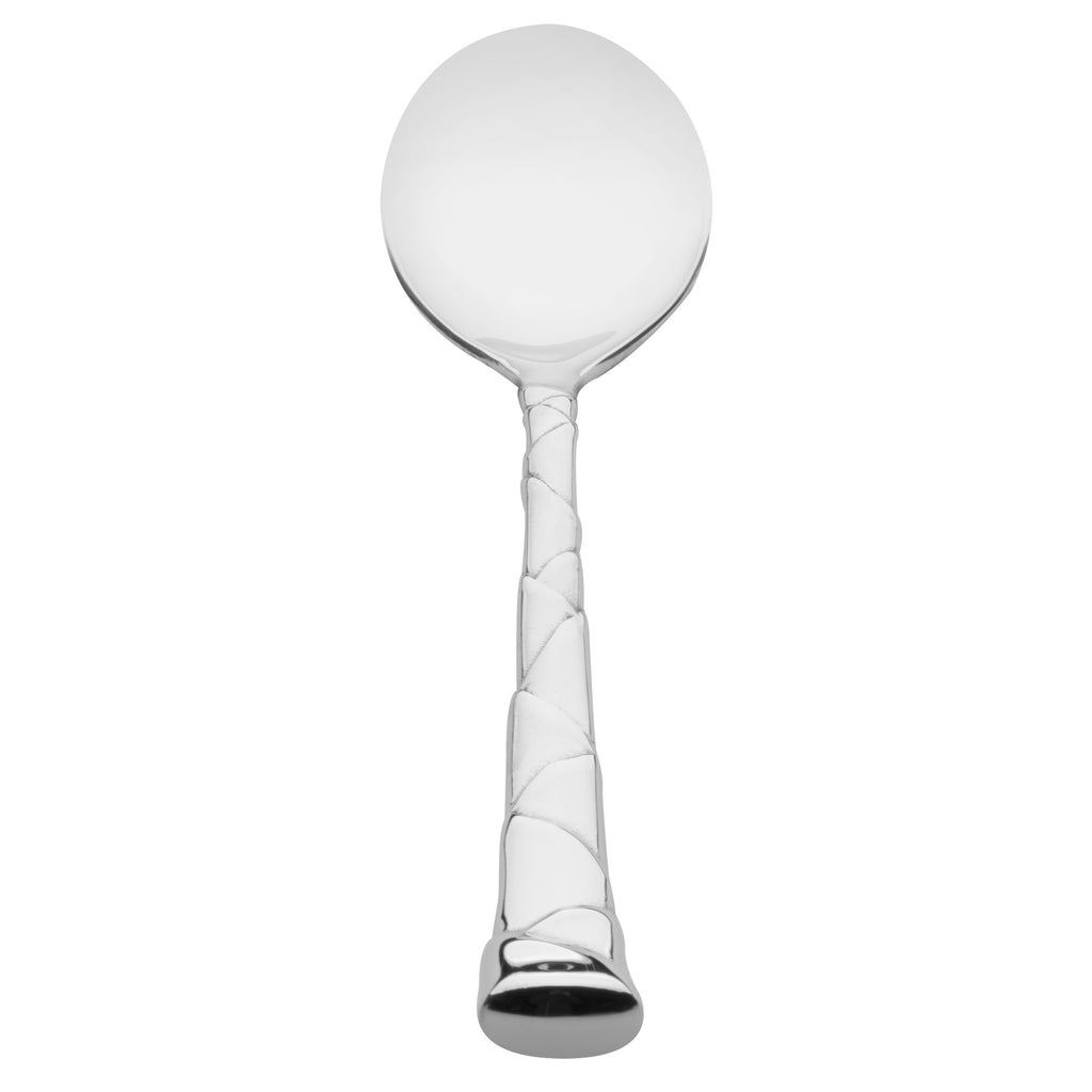 Reed & Barton RB111-016 Captiva 6 1/8" 18/10 Stainless Steel Extra Heavy Weight Bouillon Spoon - 12/Pack