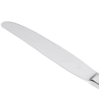 World Tableware 239 2702 Antique 9 5/8" 18/0 Stainless Steel Heavy Weight Fluted Hollow Handle Dinner Knife - 12/Pack