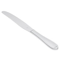 World Tableware 239 5502 Antique 9 1/2" 18/0 Stainless Steel Heavy Weight Fluted Solid Handle Dinner Knife - 12/Pack