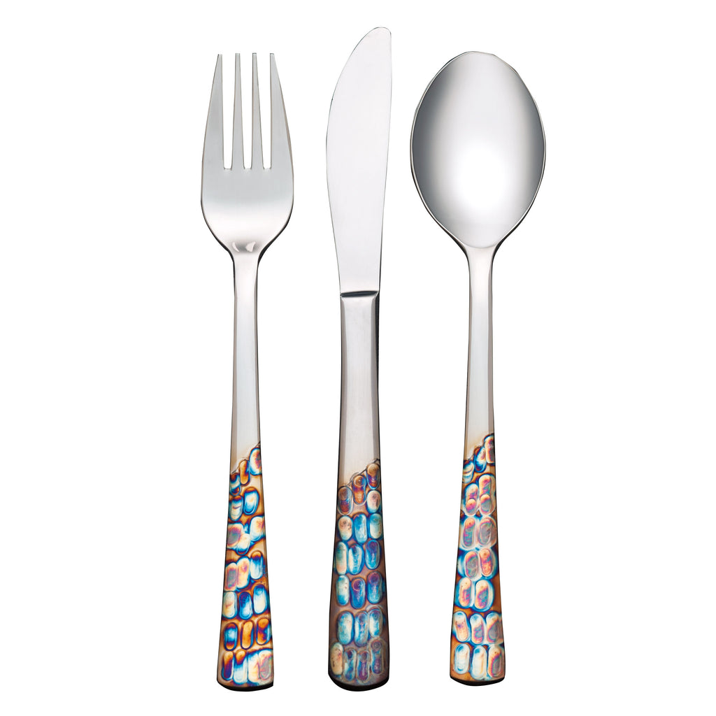 Master's Gauge by World Tableware 702 030 Pebblestone 7 3/4" 18/10 Stainless Steel Extra Heavy Weight Utility / Dessert Fork - 12/Pack