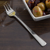 Reed & Barton RB113-029 Diana 5 3/4" 18/10 Stainless Steel Extra Heavy Weight Cocktail Fork - 12/Pack