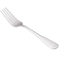 World Tableware 965 030 Columbus 7 1/4" 18/0 Stainless Steel Heavy Weight Utility / Dessert Fork - 12/Pack