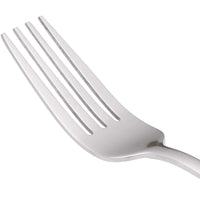World Tableware 965 030 Columbus 7 1/4" 18/0 Stainless Steel Heavy Weight Utility / Dessert Fork - 12/Pack