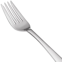 World Tableware 467 038 Auberge 6 3/4" 18/0 Stainless Steel Heavy Weight Salad Fork - 12/Pack