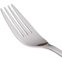 World Tableware 973 030 Cantina 7 3/4" 18/0 Stainless Steel Heavy Weight Dessert Fork - 12/Pack