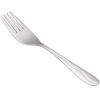 World Tableware 973 038 Cantina 7" 18/0 Stainless Steel Heavy Weight Salad Fork - 12/Pack
