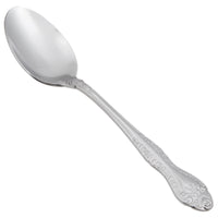 Oneida B990SDEF Rosewood 7 1/8" 18/0 Stainless Steel Oval Bowl Soup / Dessert Spoon - 12/Pack