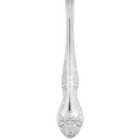 Oneida B990SDEF Rosewood 7 1/8" 18/0 Stainless Steel Oval Bowl Soup / Dessert Spoon - 12/Pack