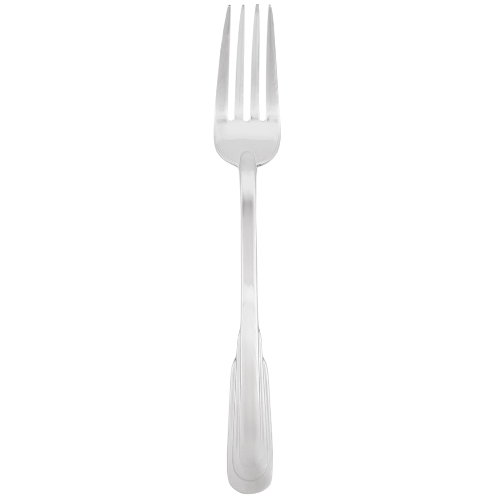 Oneida 2507FEUF Cityscape 8 1/4" 18/10 Stainless Steel Flatware European Size Table Fork - 12/Pack