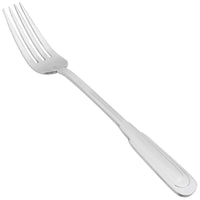 Oneida 2507FEUF Cityscape 8 1/4" 18/10 Stainless Steel Flatware European Size Table Fork - 12/Pack