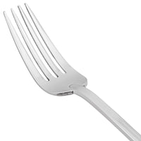 Oneida 2507FEUF Cityscape 8 1/4" 18/10 Stainless Steel Flatware European Size Table Fork - 12/Pack