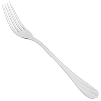 World Tableware 491 030 Serenade 7 1/8" 18/8 Stainless Steel Extra Heavy Weight Utility / Dessert Fork - 12/Pack