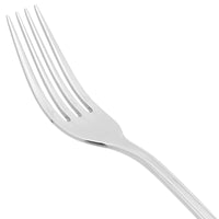 World Tableware 491 030 Serenade 7 1/8" 18/8 Stainless Steel Extra Heavy Weight Utility / Dessert Fork - 12/Pack