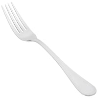 World Tableware 774 039 Geneva 8" 18/8 Stainless Steel Extra Heavy Weight European Dinner Fork - 12/Pack