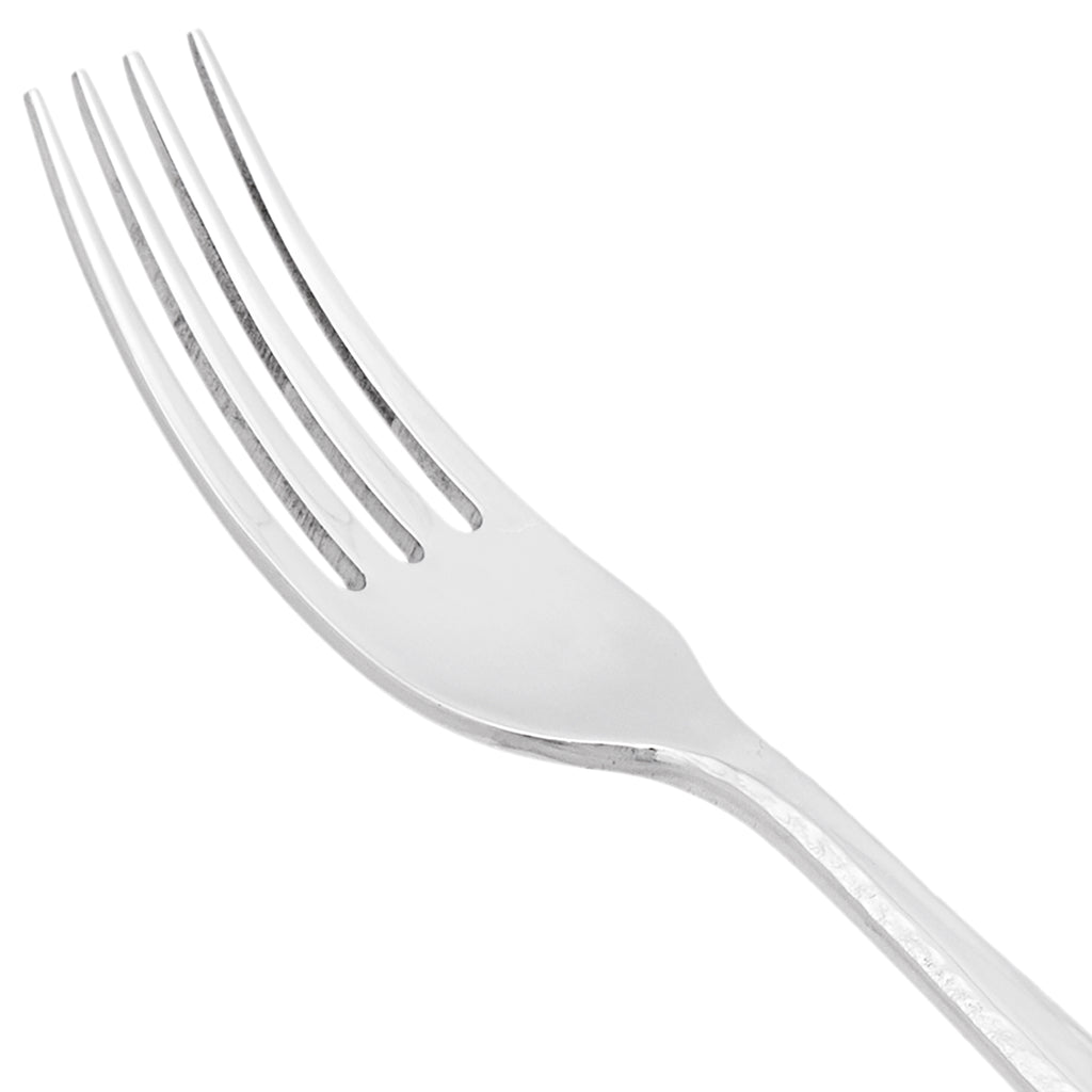 World Tableware 926 038 Conde 18/8 Extra Heavy Weight Stainless Steel 7 1/4" Salad Fork - 12/Pack